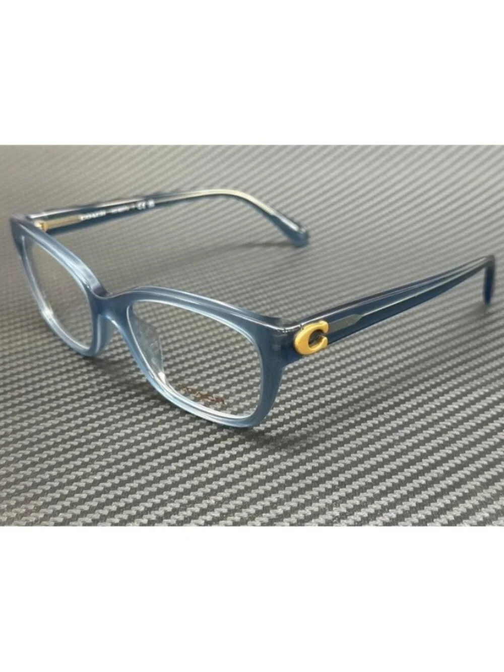 New Coach Women Milky Denim Eyeglasses 51-18-140